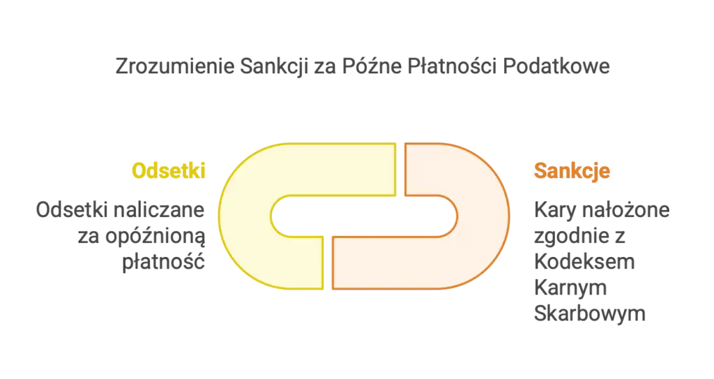 Sankcje i odsetki z tytułu braku płatności daniny solidarnościowej